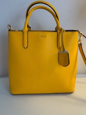 Ralph Lauren Sunflower Yellow Crossbody Bag L/N